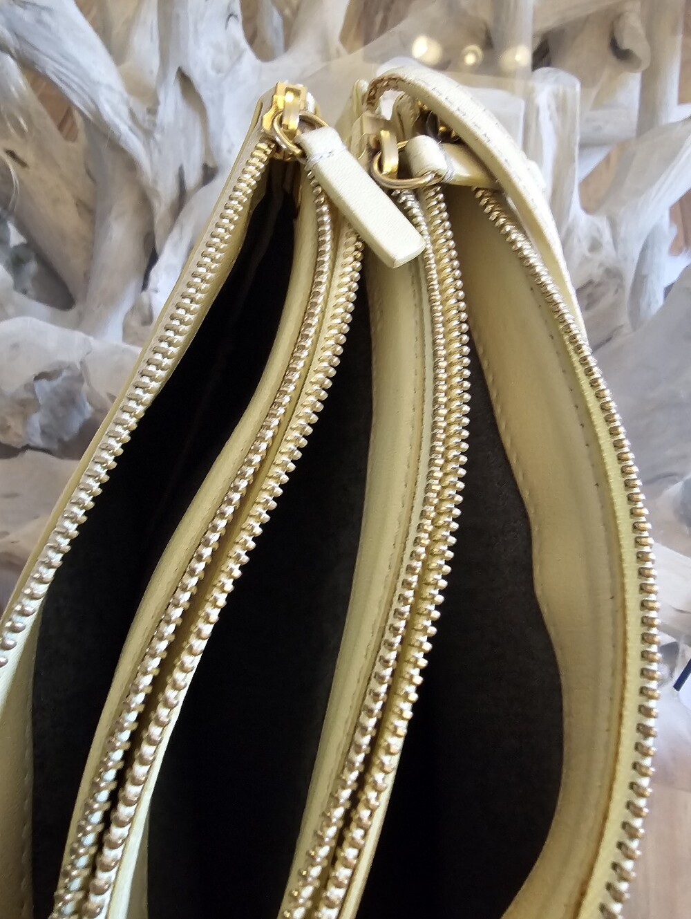 Celine Beige Leather Crossbody Bag - Picture 13 of 16